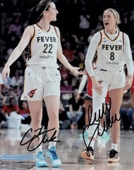 Caitlin Clark – Sophie Cunningham – DUAL Autographed Signed 8 x 10 Photo w/COA