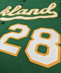 Oakland Athletics Gray Road Jersey Custom Name and Number Lettering Kit