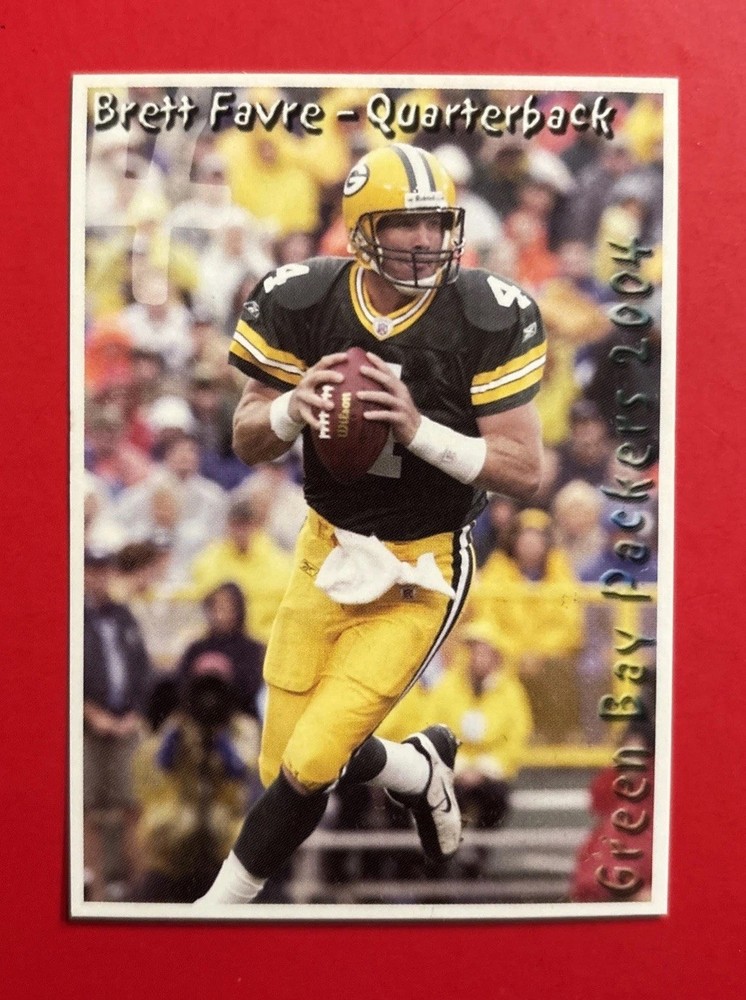 2004 GREEN BAY PACKERS BRETT FAVRE Regional Police Football Card NFL HOF FPD