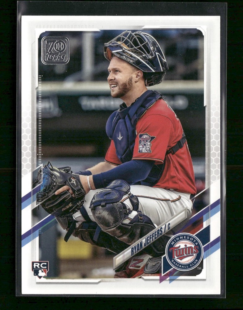 2021 Topps #552 Ryan Jeffers Rainbow Foil Minnesota Twins