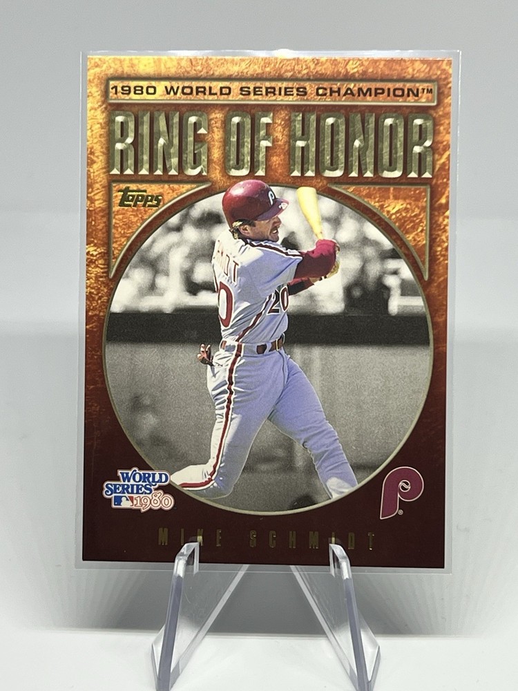 2009 Topps Baseball Ring of Honor Mike Schmidt #RH32 Phillies 1980 Champs (QH5)
