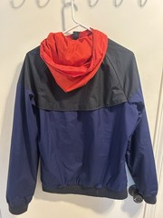 Nike USA Soccer Full-Zip Hooded Jacket Size S Navy Blue/Red/Black