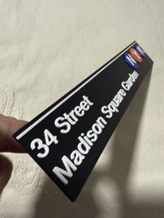 Madison Square Garden Station Sign New York Knicks Basketball Fan Gift 34th NYK