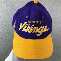 Vintage Minnesota Vikings Hat Sports Specialties NFL Purple Wool Cap