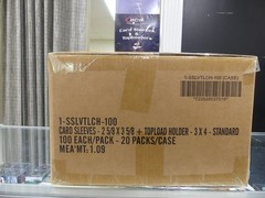 20 Packs BCW 100 Count Card Sleeve and Toploader Combo Pack 2,000 Toploaders
