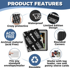 Ding Defend 510-Pack Card Protectors – Lightweight, Reusable, Rounded Corners