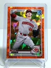 Bryce Bonnin 2020 1st Bowman Draft Chrome Sapphire Orange 17/25 #BD-74 Reds