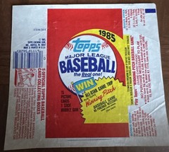 1985 Topps MLB Baseball Empty Wax Wrapper GET EVERY 4TH FREE