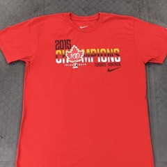 Canada National Hockey Team T Shirt Nike IIHF Champions 2015 Red Men Large
