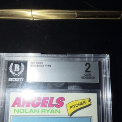 1977 Topps Nolan Ryan #650 California Angels MLB Topps Beckett Graded Too Low