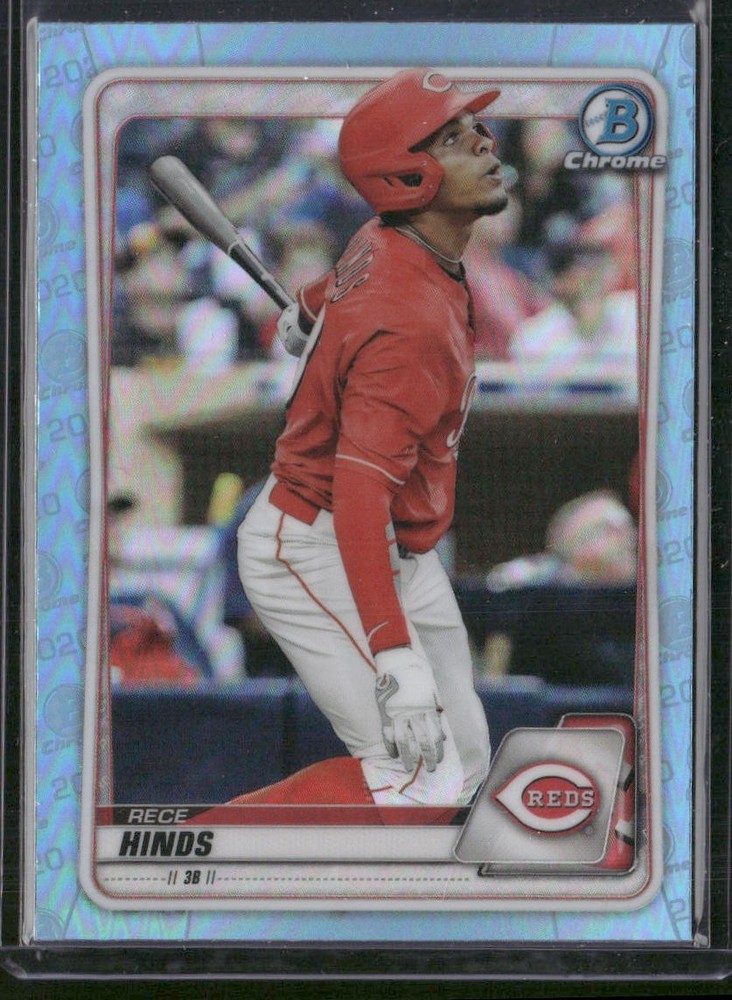 2020 Bowman Draft #BD-15 Rece Hinds Chrome Sky Blue