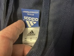 France 2015 Rugby Hoodie Adidas Blue Training Mens 2XL in VGC