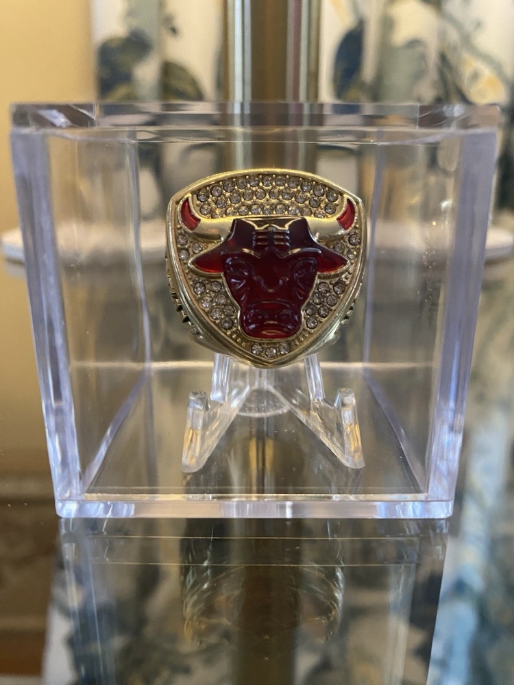 1993 Chicago Bulls Championship Ring w/Showcase Cube Michael Jordan USA SHIP