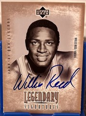 2000-01 Upper Deck NBA Legends WILLIS REED Legendary Signatures AUTO Knicks