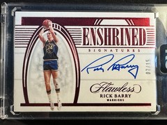 RICK BARRY 2021-22 Panini Flawless Enshrined Autograph AUTO RUBY /15 – Clean
