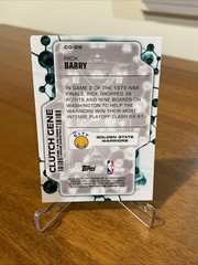 Rick Barry 2025-26 Topps Chrome Update Series Clutch Gene Purple Refractor /75
