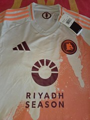 AS Roma Jersey 2024/2025 Away Shirt Adidas Mens Large Italy Italia Rome