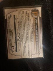 GUSTAVO MELENDEZ 2025 BOWMAN CHROME RED LAVA REFRACTOR 1ST AUTO /5