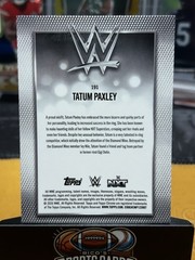 2025 Topps Chrome WWE #191 Tatum Paxley Blue Mini Diamond Refractor /150