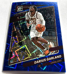 2021-22 Donruss Optic Basketball Darius Garland Cavaliers Blue Velocity Prizm 65