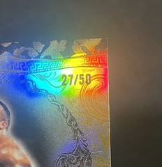 2026 Topps Chrome WWE The Rock Diamond Legacy SP RDL-13 GOLD /50 SP