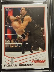 2013 Topps WWE Roman Reigns Rookie Card RC CSG 9.5 Wrestling