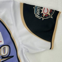Hokkaido Nippon-Ham Fighters Jersey Mens XL Purple White Japan NPB Baseball