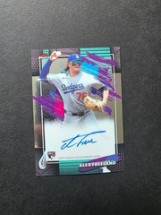2026 Topps Finest Alex Freeland Rookie Chrome Auto Los Angeles Dodgers