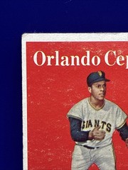 1958 Topps Orlando Cepeda #343 Rookie RC – Good