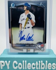 2025 Bowman Draft Chrome Jake Cook Toronto Blue Jays Autograph 1st Bowman