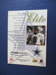 1997 Donruss Elite #7 Troy Aikman Promo/2500