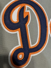Dillon Dingler Detroit Tigers Away Gray Jersey ALL STITCHED New
