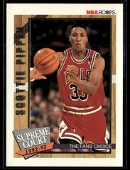 1992-93 NBA Hoops Supreme Court Scottie Pippen #SC2 NM