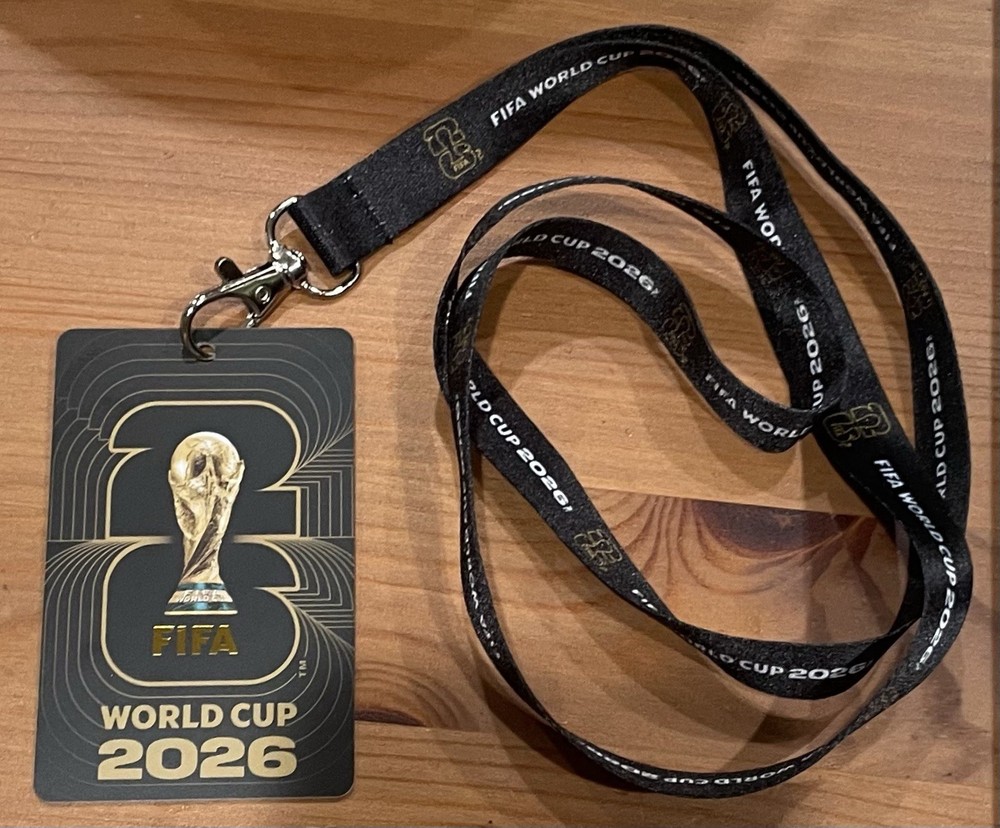 World Cup 2026 Fan ID Card / Badge & Lanyard – Official FIFA USA Stadium Edition