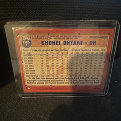 Topps 75th Anniversary Shohei Ohtani Los Angeles Dodgers #91B2-1 Parallel