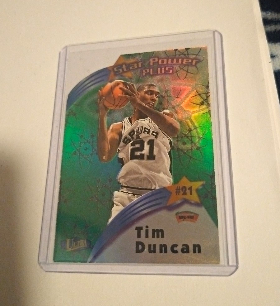 Fleer Ultra 1997-98 Tim Duncan Star Power Plus #18 SPP San Antonio Spurs
