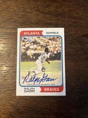 2023 Topps Heritage High Number – Real One Autographs Ralph Garr #ROA-RGR (AU)