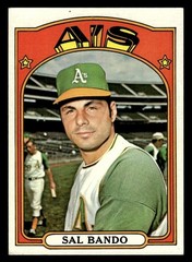 1972 Topps Baseball #650 Sal Bando VG/EX *e3