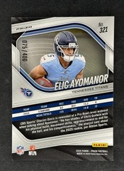 2025 Panini Prizm – Rookies Elic Ayomanor #321 Pandora Prizm /400 (RC)