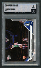 2025-26 Topps Now 1st 20 Point Game #28 Cooper Flagg Rookie (RC) Graded Mint 9