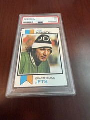 1973 Topps #400 Joe Namath HOF. PSA 7 NRMT