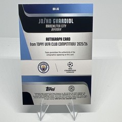 Topps 2025/26 UEFA Club Competitions Joško Gvardiol Man City Auto 16/50 BA-JG