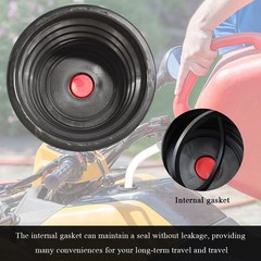 Wevdn 2 PCS Gas Cans Racing Fuel Jug Hose & Cap 3042, 5 Gallon Racing Gas Tank F