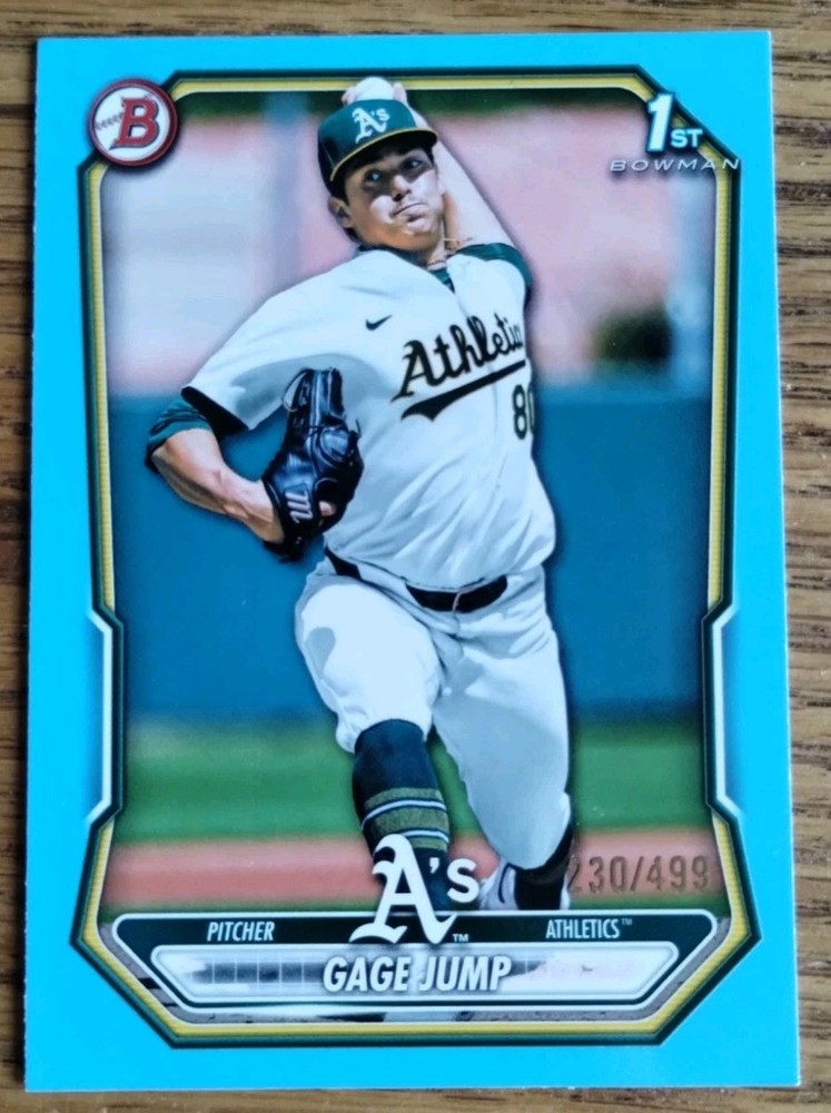 2026 Bowman Gage Jump 1st Sky Blue Border /499 #BP-15