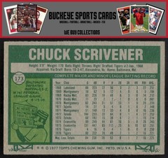 1977 Topps Chuck Scrivener #173 RC