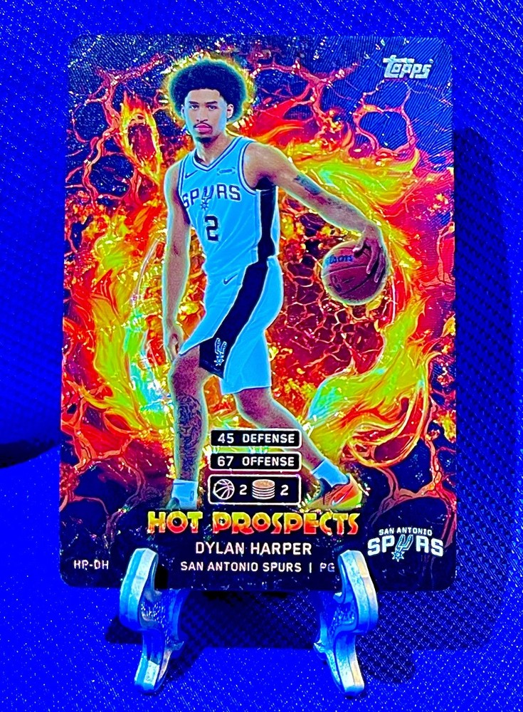 Dylan Harper 2025 Topps Match Attax Hot Prospects HOLO FOIL #HP DH SPURS 🔥🔥