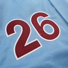 Chase Utley 1984 Philadelphia Phillies Cooperstown Men&rsquo;s Blue Away Jersey