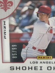 2019 Panini Chronicles – Crusade Shohei Ohtani #12 Blue Ice Prizm /99