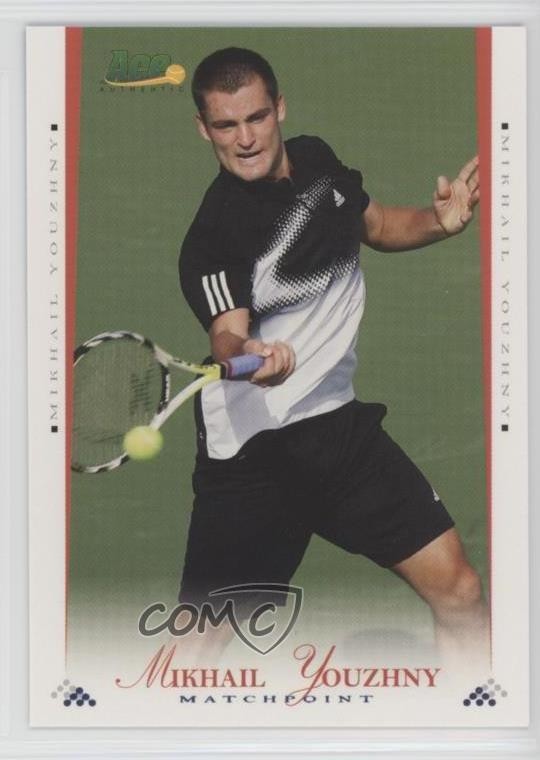 2008 Ace Authentic Matchpoint Blue Mikhail Youzhny #5 0a2