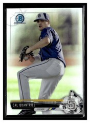 2017 Bowman Draft #BDC-21 Cal Quantrill Chrome Refractor San Diego Padres